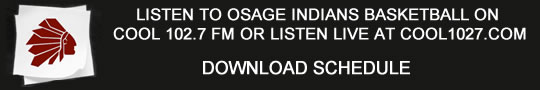 Listen to Osage Indians Basketball on Cool 102.7